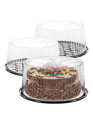 Round Plastic Cake Box