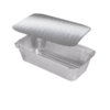 Aluminum Foil Containers F2 with silver lids