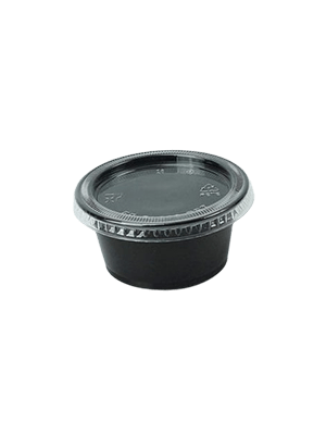 2 oz sauce cup (Black)