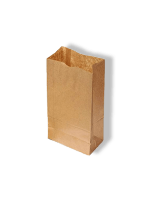 Brown Paper Take Away Bags Without Handles (F2)