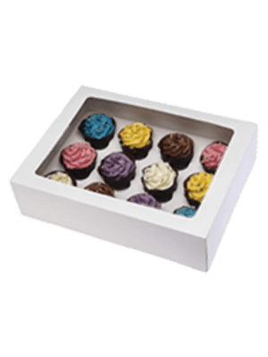 Cupcake cardboard box 12 cavity