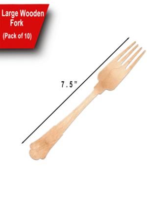 large wooden fork